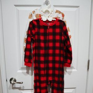 Carters Fleece Footie Pajamas 5T